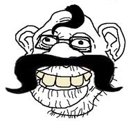 Shitty_edit albino bald cracker glasses lips meta:tagme op_is_a_retarded_lazy_faggot_for_not_tagging_his_own_shit open_mouth stubble teeth template tyrone variant:tyronejak white_skin // 426x387 // 32.0KB