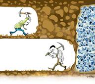 gem glasses its_over mining open_mouth pickaxe smile soyjak text variant:chudjak variant:cobson variant:gapejak variant:impish_soyak_ears variant:markiplier_soyjak variant:soyak // 802x709 // 575.3KB