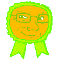 award emoticon glasses gold meta:not_oc nose series:yt_emote_jaks smile smirk smug transparent_background variant:soyak yellow_skin youtube // 128x128 // 3.4KB