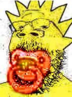 baby cartoon glasses jaundice low_quality maggie_simpson pacifier stubble the_simpsons variant:gapejak yellow_hair yellow_skin // 186x250 // 83.5KB