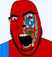 altai_krai flag flag:altai_krai full_head glasses hair krai looking_to_the_right open_mouth plant russia soyjak stubble teeth text transparent transparent_background variant:cobson wheat // 721x789 // 124.6KB