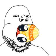 easter easter_egg egg looking_at_you open_mouth soyjak subvariant:blowjob_gapejak variant:gapejak // 872x872 // 96.2KB