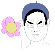 beret closed_eyes crying flower meta:tagme plant variant:chudjak // 708x686 // 26.0KB