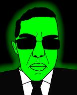 black_background black_jacket central_intelligence_agency cia_nigger clothes glasses glowie glowing green_skin hair necktie neutral red_tie serious subvariant:patrick suit suit_and_tie template variant:chudjak white_skin // 986x1224 // 196.1KB