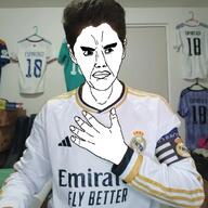 chud closed_mouth clothes ear espartaco18 football frown hair hand large_forehead latino lips lolcow looking_to_the_right mexico real_madrid room soyjak subvariant:chudjak_front t-shirt thick_eyebrows traced variant:chudjak youtube youtuber // 900x900 // 657.3KB