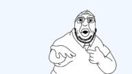 big_lips double_chin eyebrows fat hand head obese showing_something stubble surprised sweating sweaty template transparent_background variant:nopejeet wrinkles // 1703x954 // 24.9KB