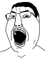 hair merge open_mouth series:chuddified_soyjaks series:fusionjaks subvariant:gapechud template variant:chudjak variant:gapejak white_skin // 600x800 // 15.5KB