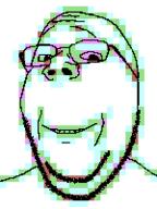 art color glasses pixel_art smirk soyjak stubble variant:gapejak // 150x200 // 2.4KB