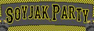 2soyjaks banner closed_mouth glasses mustache pixel_art pixelplanet smile soot soot_colors soyjak soyjak_party stubble text variant:gapejak // 300x100 // 11.9KB