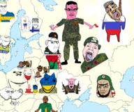 adidas anger_mark angry animal azov_battalion beard belarus border brown_skin buff camouflage chechen chechnya closed_mouth clothes communism crab crying cup cyrillic_text czechia dancing_swede dead deformed drinking_straw drool ear emr_pattern europe facial_mark finland flag flag:belarus flag:finland flag:poland flag:poland_ensign flag:romania flag:russia flag:sweden flag:ukraine full_body glasses gun hair hand holding_object holding_phone iphone islam looking_at_each_other map military military_uniform multiple_soyjaks nas:tyrone negro nigger open_mouth phone pig pink_skin piss poland poop raised_eyebrow red_eyes ribbon_of_saint_george romania rope russia russo_ukrainian_war smile smug soy stretched_chin stubble subvariant:brunetto subvariant:chudjak_front subvariant:muscular_chud subvariant:phoneplier subvariant:phoneplier_vertical subvariant:science_lover subvariant:soyak_(irritated) subvariant:wholesome_soyjak sweden text tongue tranny ukraine variant:chudjak variant:gapejak variant:impish_soyak_ears variant:markiplier_soyjak variant:shirtjak variant:smugjak variant:soyak white_skin yellow_teeth z_(russian_symbol) // 1507x1261 // 1.2MB