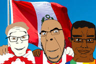 3soyjaks brown_eyes brown_hair brown_skin criollo flag:bolivia flag:peru flag:spanish_empire flag:wiphala indigenous no_more_brother_wars peru peruvian spain spanish spanish_empire variant:chudjak variant:cobson variant:feraljak white_skin // 2048x1365 // 407.0KB