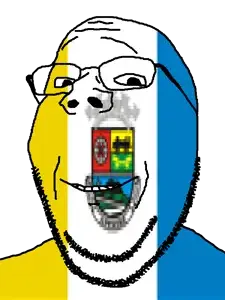 gapejak, aperibé, brazil, flag, glasses, municipality, open mouth, rio de janeiro, soyjak, stubble