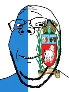 gapejak, brazil, cordeiro, flag, glasses, municipality, open mouth, rio de janeiro, soyjak, stubble