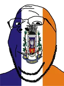 gapejak, brazil, flag, glasses, itaboraí, municipality, open mouth, rio de janeiro, soyjak, stubble