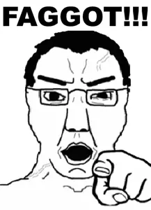 chud_front_point_shout_faggot.png