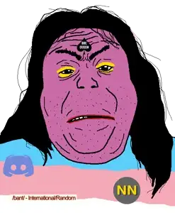 alicia, /bant/, clothes, discord, flag, hair, nn, purple skin, queen of spades, soot colors