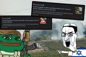 1 Israel fails to intercept Houthi missile Pepe Crying Jew Pointing.jpg