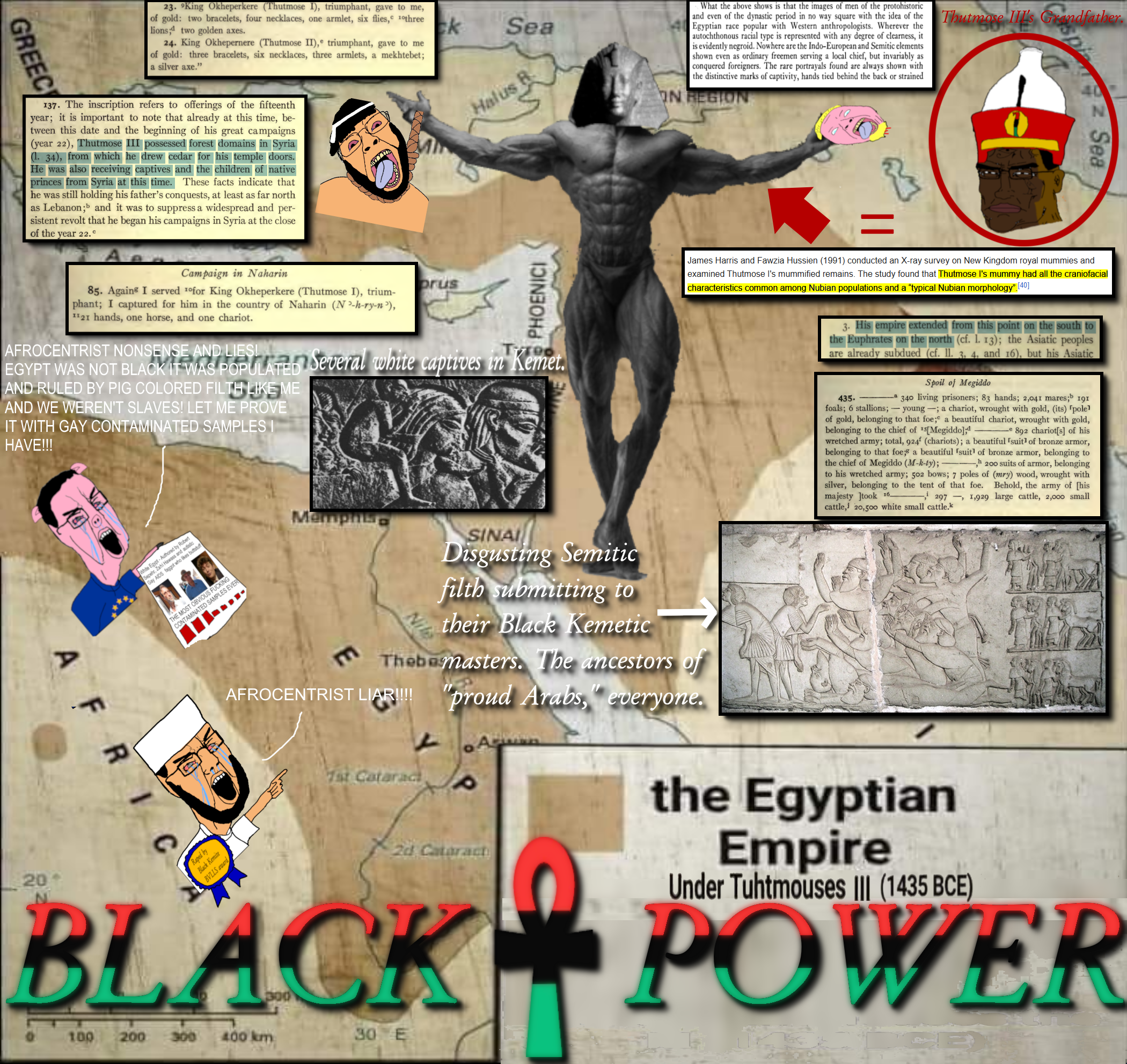 gigachad, bernd, chudjak, perceptive chud, ancient egypt, animal, arab, award, beard, blonde hair