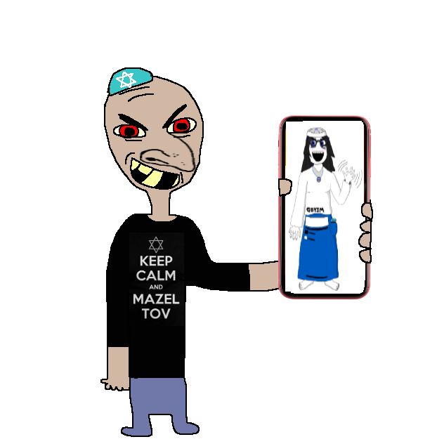 garf, soytan, ms shekelberg, anti soytan, beanie, blue eyes, blush, brown skin, clothes, full body