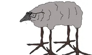 soycreature, angry, animal, animated, beak, bird, claw, claws, gray skin, soycreature