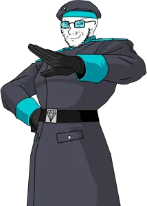 soyak, badge, belt, beret, buff, clothes, coat, full body, gem, gempass