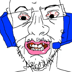 qqlive, unknown, /r/ (soyjak.party), autism, gegging, glasses, headphones, ias, lips, open mouth