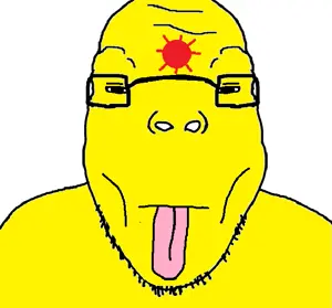 bernd, chinkmutt, closed mouth, glasses, imperial japan, jap, japan, retard, retarded, tongue