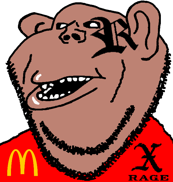impish soyak ears, impish amerimutt, amerimutt, black sclera, brown skin, clothes, dean, ear, facial mark, fat