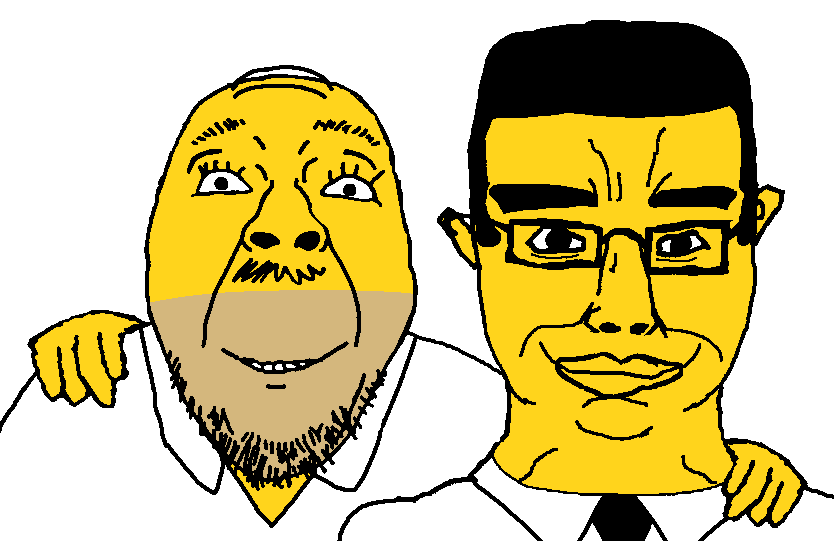 homer simpson, bernd, chudjak, chudjak front, chud troon alliance, 2soyjaks, closed mouth, ear, frank grimes, friendship