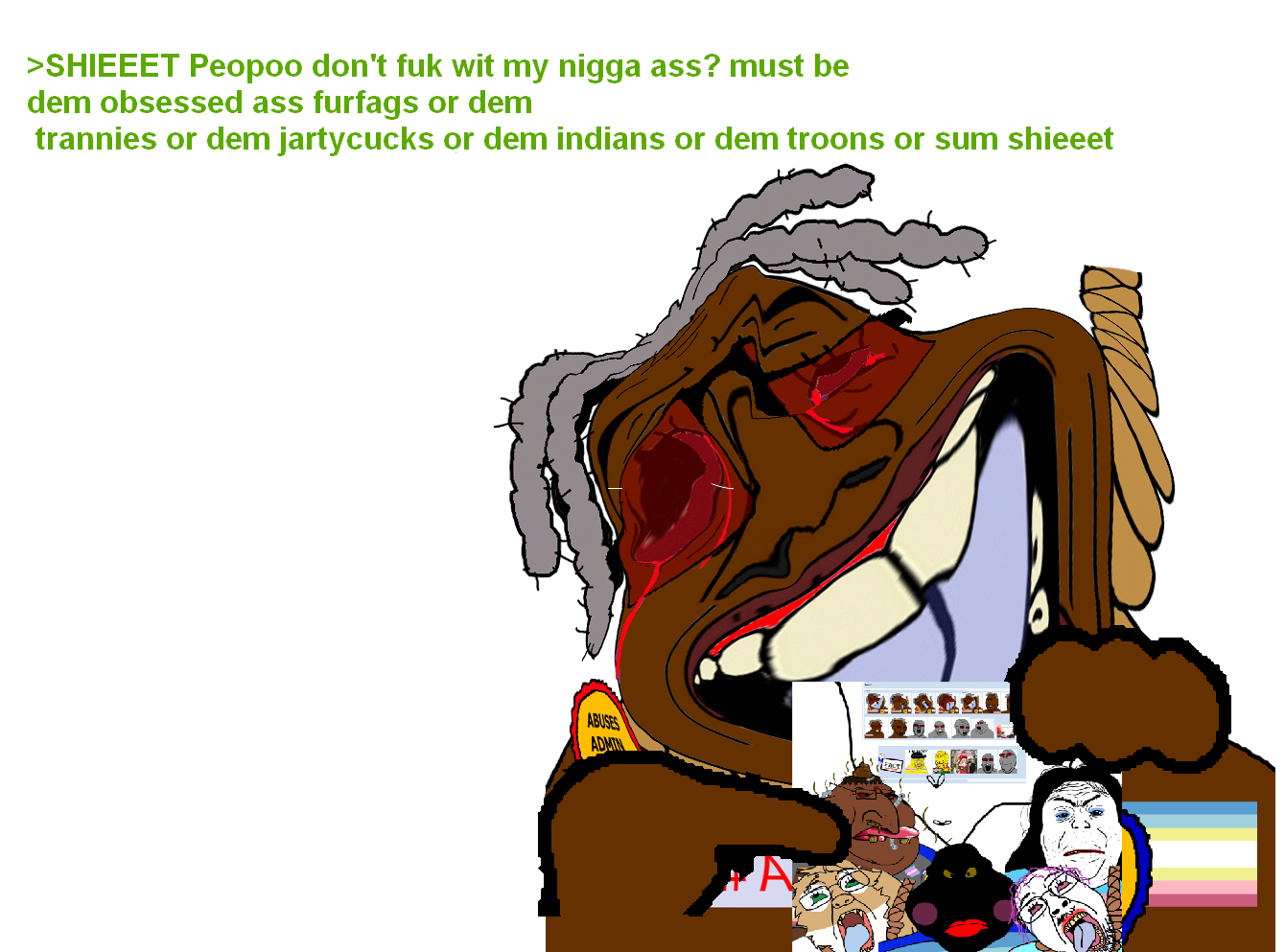 admin 6, averi, alicia, bernd, chudjak, meximutt, hanging troonjak, trannyfur, troonjak, jartycuck