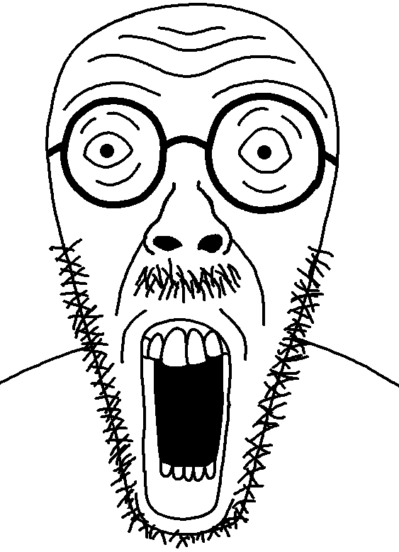 fatbvllorsomething, mentaljak, mentaljak3, car, glasses, looking at you, mustache, open mouth, pareidolia, soyjak
