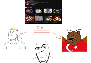 mario, cobson, impish soyak ears, meximutt, brazilaryan, brazilmutt, impish amerimutt, meximerican, anime, nintendo