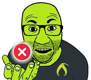 bucephalus (kiwi farms), el perro rabioso, kiwiperros, clothes, disagree, glasses, green skin, hands, holding object, kiwifarms