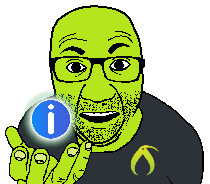 bucephalus (kiwi farms), el perro rabioso, kiwiperros, clothes, glasses, green skin, hands, holding object, informative, kiwifarms