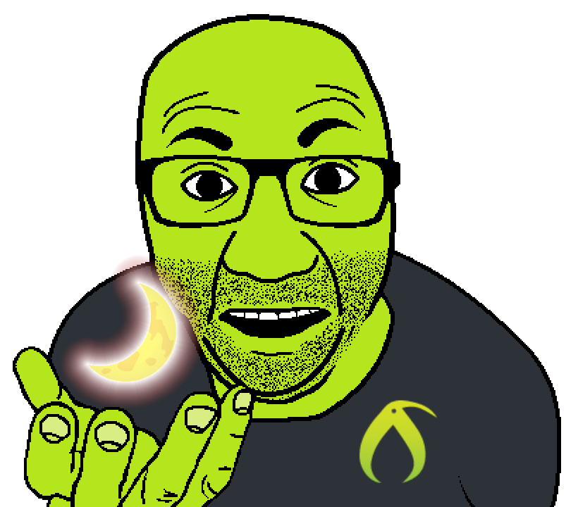 bucephalus (kiwi farms), el perro rabioso, kiwiperros, clothes, glasses, green skin, hands, holding object, kiwifarms, looking at you