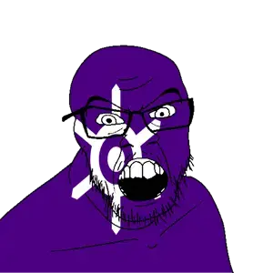 feraljak, angry, flag, glasses, hair, japan, looking at you, mustache, open mouth, soyjak