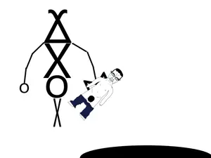 chudjak, obsessedchud, arm, censored, closed mouth, clothes, crying, ear, full body, glasses