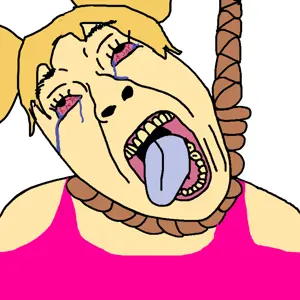 ack, bloodshot eyes, clean girl, clothes, crying, hair, hanging, open mouth, rope, suicide
