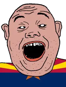 alicia, amerimutt, arizona, black sclera, clothes, ear, flag, hair, mcdonalds, open mouth