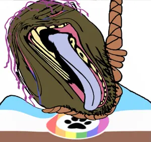 bernd, slopjak, brown troonjak, furry, nigger, furry flag