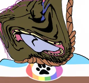 bernd, slopjak, brown troonjak, furry, nigger, furry flag