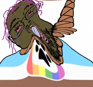 bernd, slopjak, brown troonjak, furry, nigger, furry flag