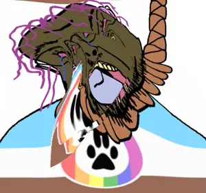 bernd, slopjak, brown troonjak, furry, nigger, furry flag