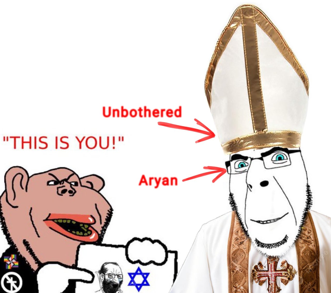 happy merchant, cobson, impish soyak ears, soyak, impish amerimutt, amerimutt, aryan, 3soyjaks, a10 eyes, atheism