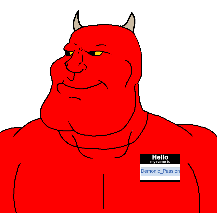 meximutt, mexiaryan, ban, banned, banned user, buff, cleft chin, closed mouth, clothes, demon