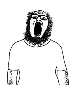ignatius, arm, beard, body hair, clothes, full body, glasses, hair, mustache, open mouth