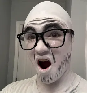 soyak, cosplay, glasses, real life, real person, stubble