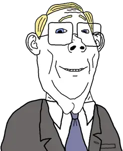 gapejak, protestantjak, wholesome soyjak, aryan, a10 eyes, blonde hair, blue eyes, cleft chin, clothes, ear