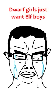 chud dwarf complaining about his races status.png