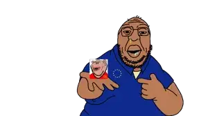 impish soyak ears, nopejeet, impish amerimutt, amerimutt, euromutt, bloodshot eyes, looking at you, mucus